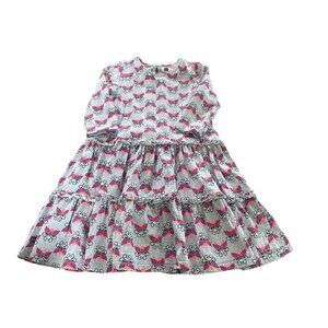 Tea Collection Scotland Beitiris Tiered Ruffle Dress Size 7